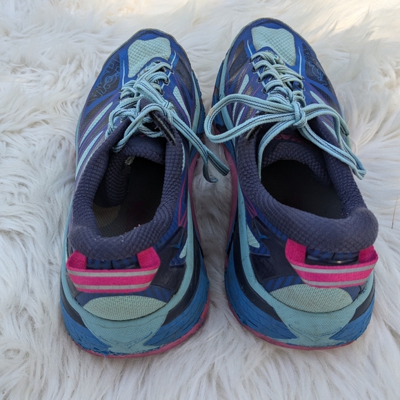 Hoka One One Mafate Speed 2 Sz 10 Womens Blue Pink Teal shoes 1012345 IBAS. Run - Picture 4 of 9